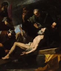 Męczeństwo świętego Andrzeja (Muzeum Sztuk Pięknych w Budapeszcie, 1628, 209 x 183 cm)
